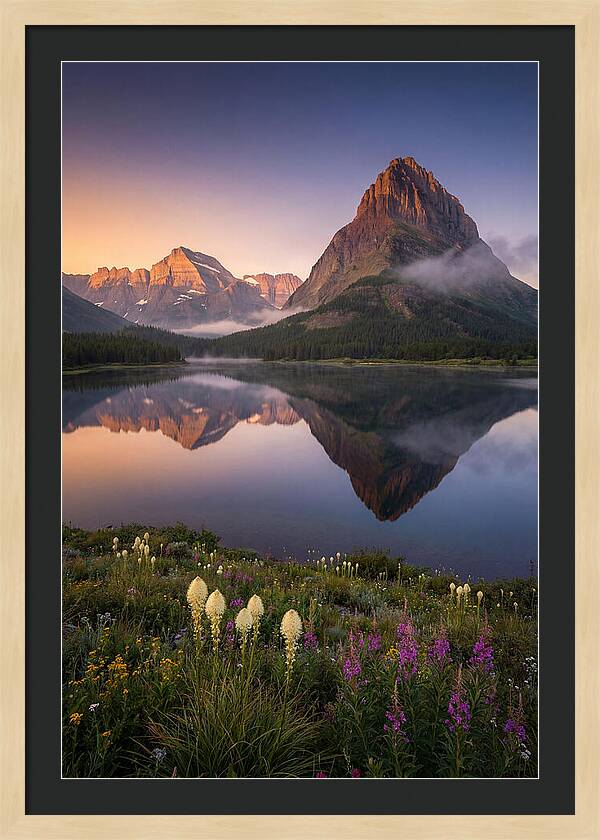Many Glacier Valley At Dawn
