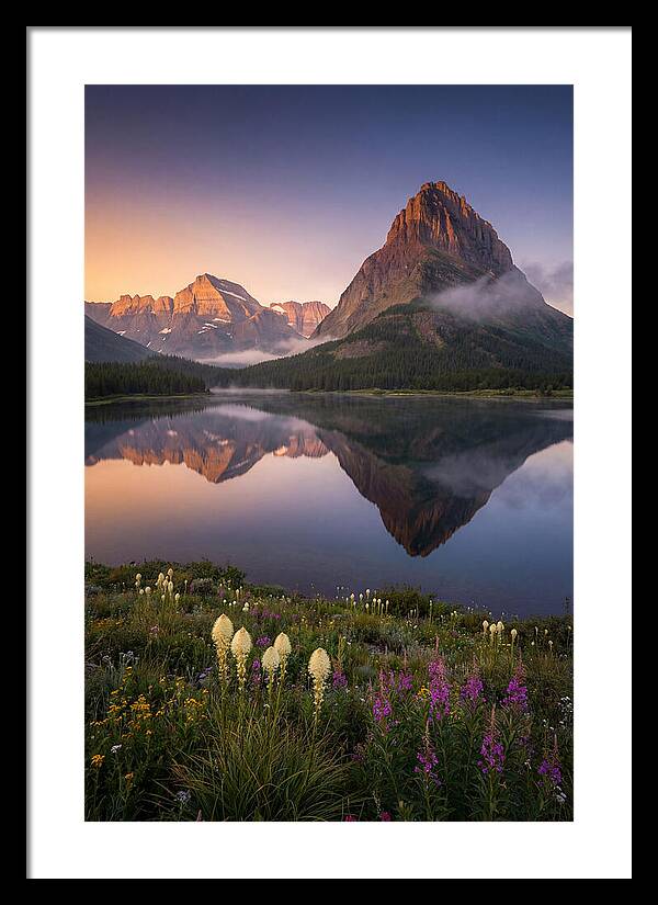 Many Glacier Valley At Dawn