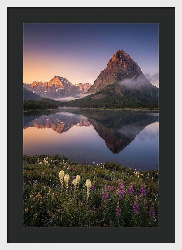 Many Glacier Valley At Dawn