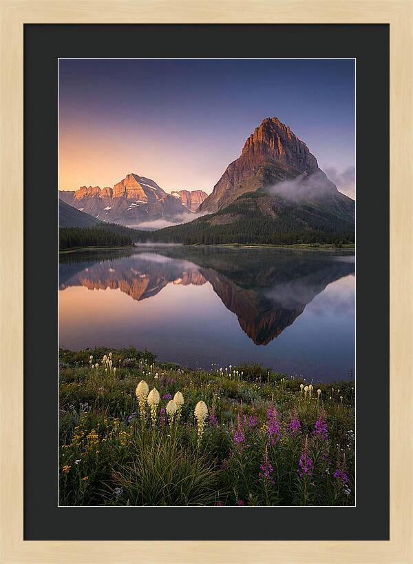 Many Glacier Valley At Dawn