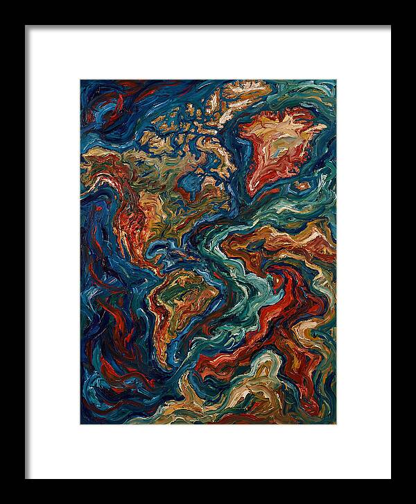 Map Of Vibrant Currents