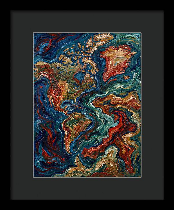 Map Of Vibrant Currents