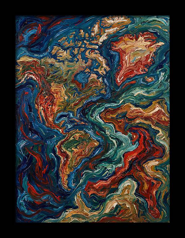 Map Of Vibrant Currents