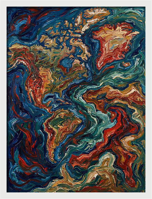Map Of Vibrant Currents
