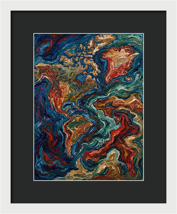 Map Of Vibrant Currents