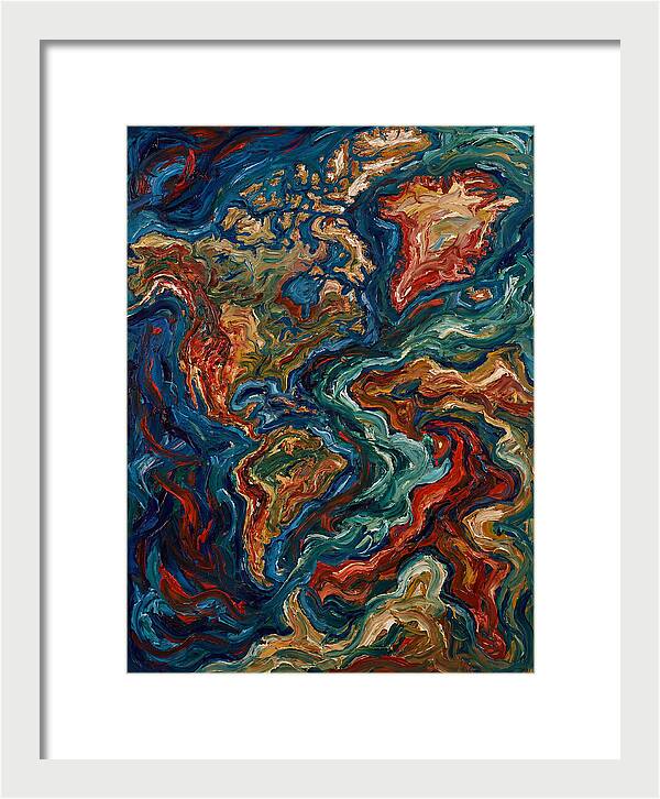 Map Of Vibrant Currents