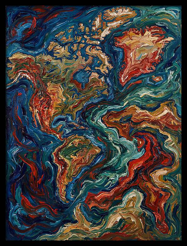 Map Of Vibrant Currents