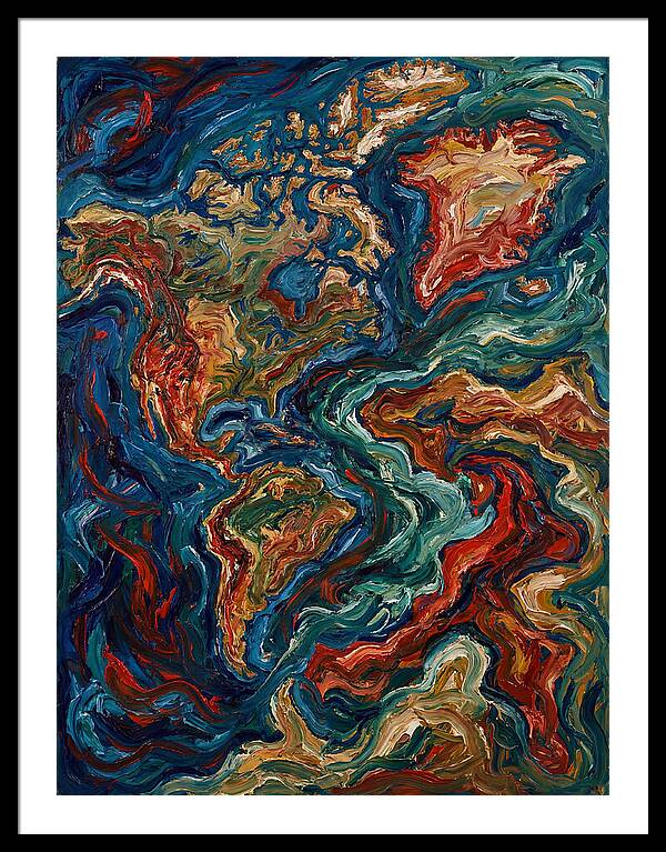 Map Of Vibrant Currents