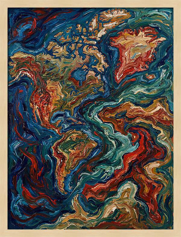 Map Of Vibrant Currents