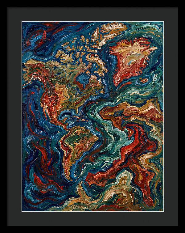 Map Of Vibrant Currents