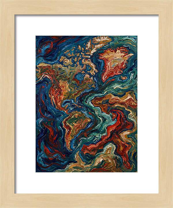 Map Of Vibrant Currents