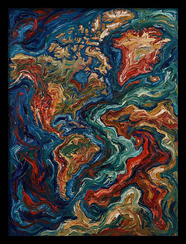 Map Of Vibrant Currents