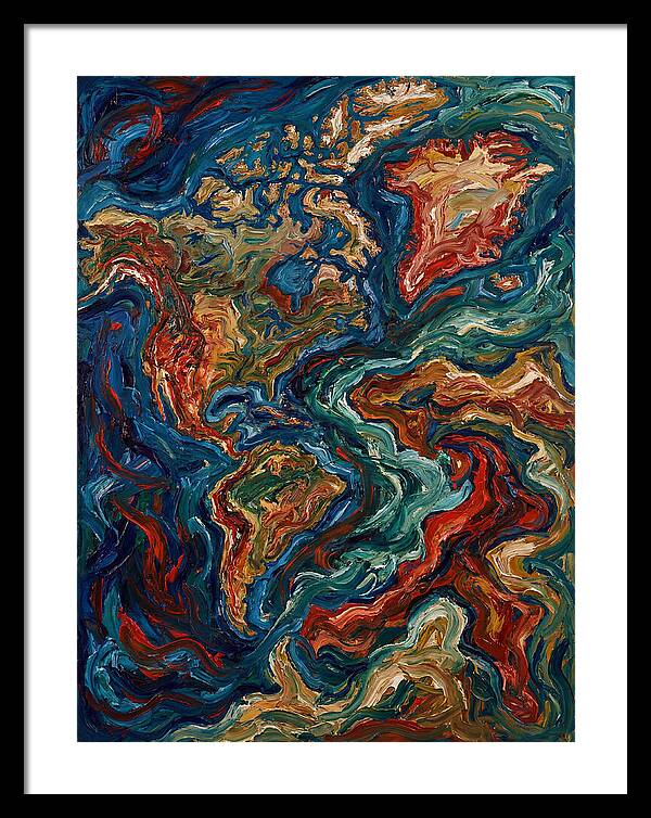 Map Of Vibrant Currents