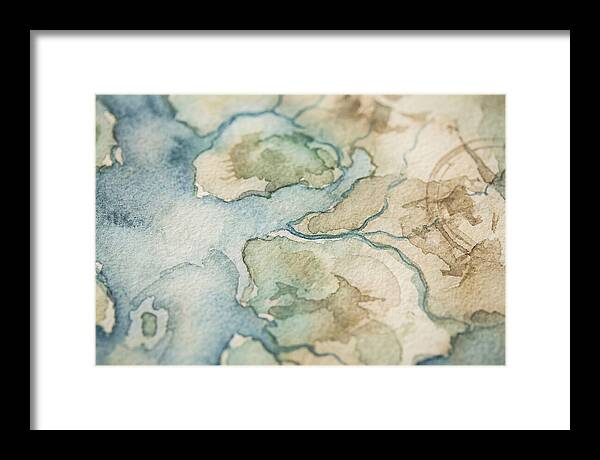Map Watercolor Landscape
