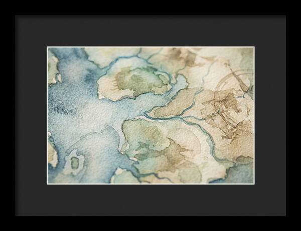 Map Watercolor Landscape