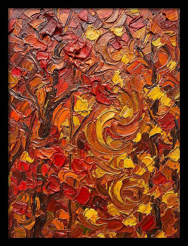 Maple Forest In Autumn