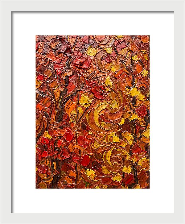 Maple Forest In Autumn