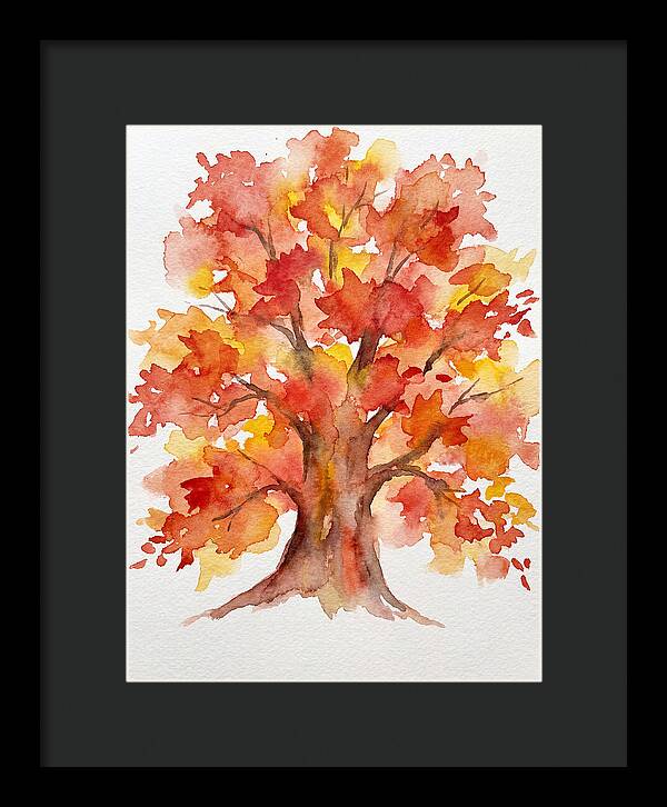 Maple Tree In Autumn Hues
