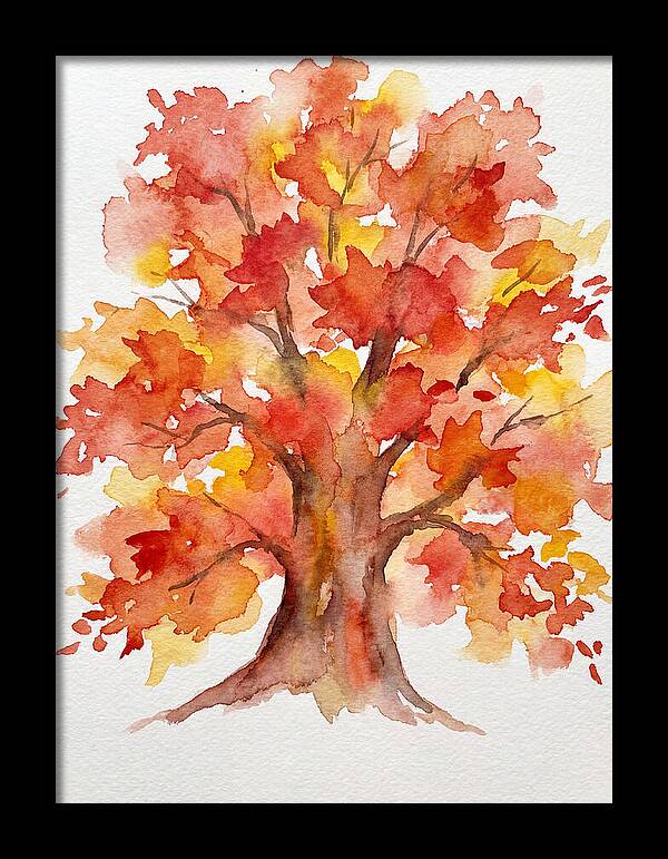 Maple Tree In Autumn Hues