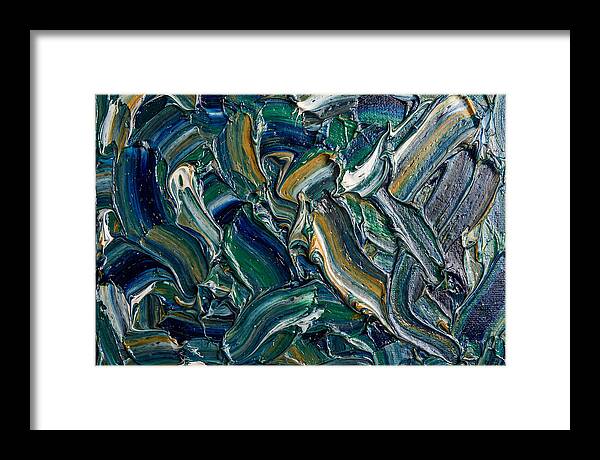 Marble Texture In Blue And Green