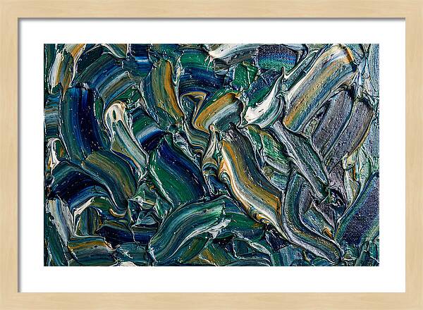 Marble Texture In Blue And Green