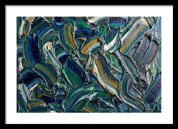 Marble Texture In Blue And Green