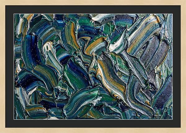 Marble Texture In Blue And Green