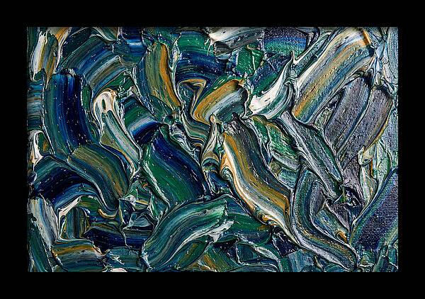 Marble Texture In Blue And Green