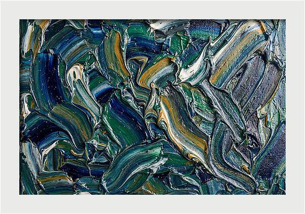 Marble Texture In Blue And Green