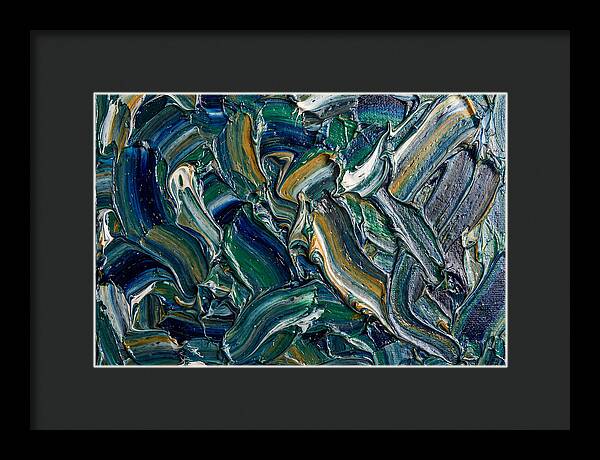 Marble Texture In Blue And Green