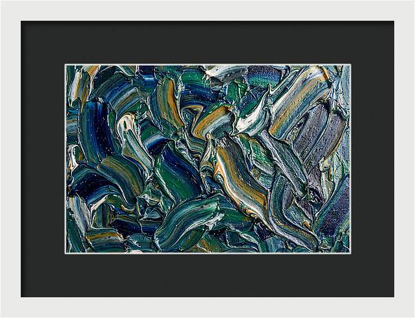 Marble Texture In Blue And Green