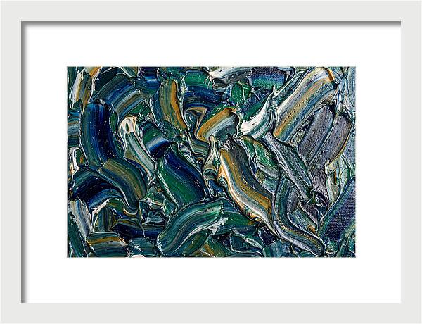 Marble Texture In Blue And Green