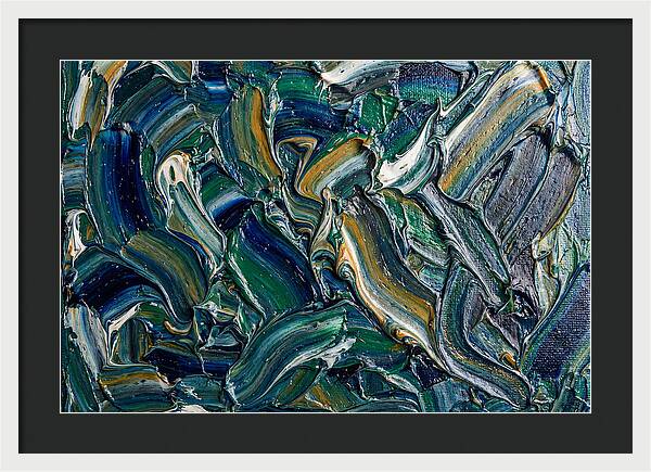 Marble Texture In Blue And Green
