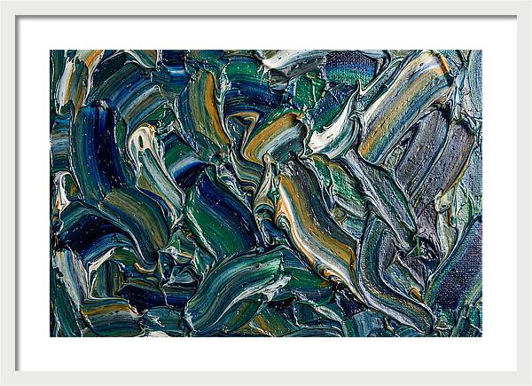 Marble Texture In Blue And Green