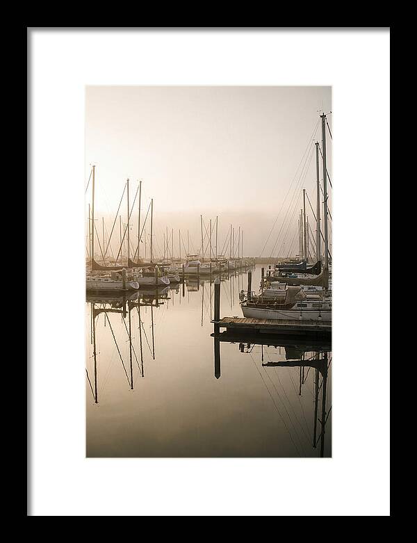 Marina Reflections At Golden Hour