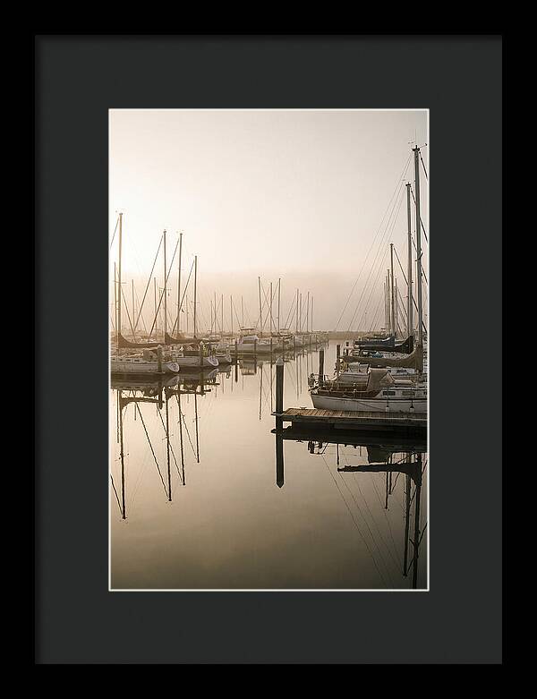 Marina Reflections At Golden Hour