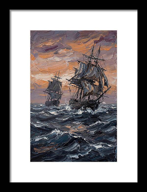 Maritime Adventure At Dusk