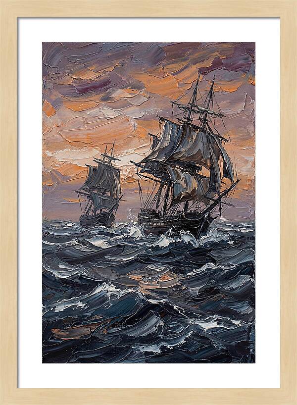 Maritime Adventure At Dusk