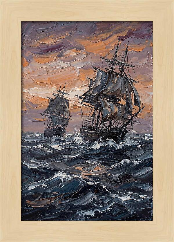 Maritime Adventure At Dusk