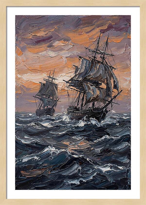 Maritime Adventure At Dusk