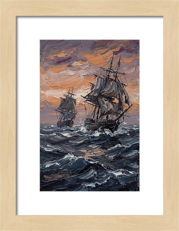 Maritime Adventure At Dusk