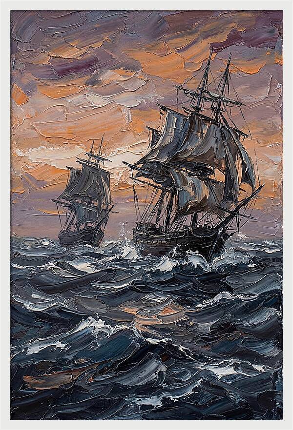 Maritime Adventure At Dusk