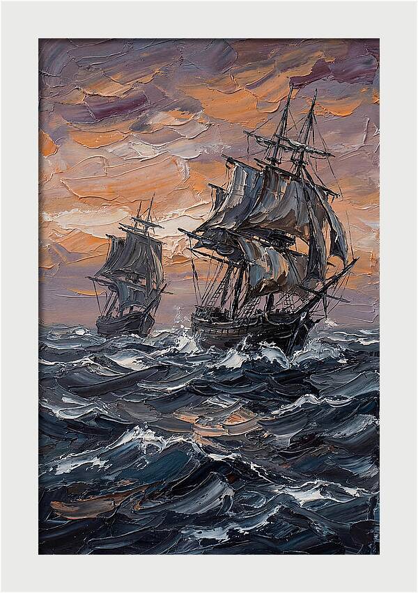Maritime Adventure At Dusk