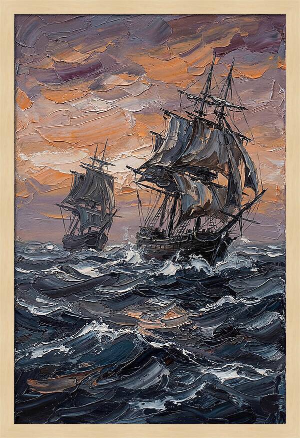 Maritime Adventure At Dusk