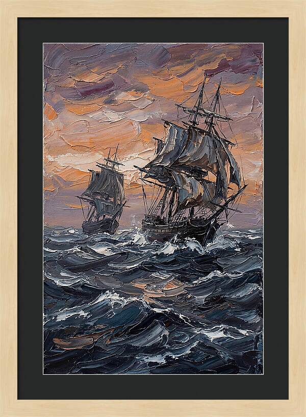 Maritime Adventure At Dusk