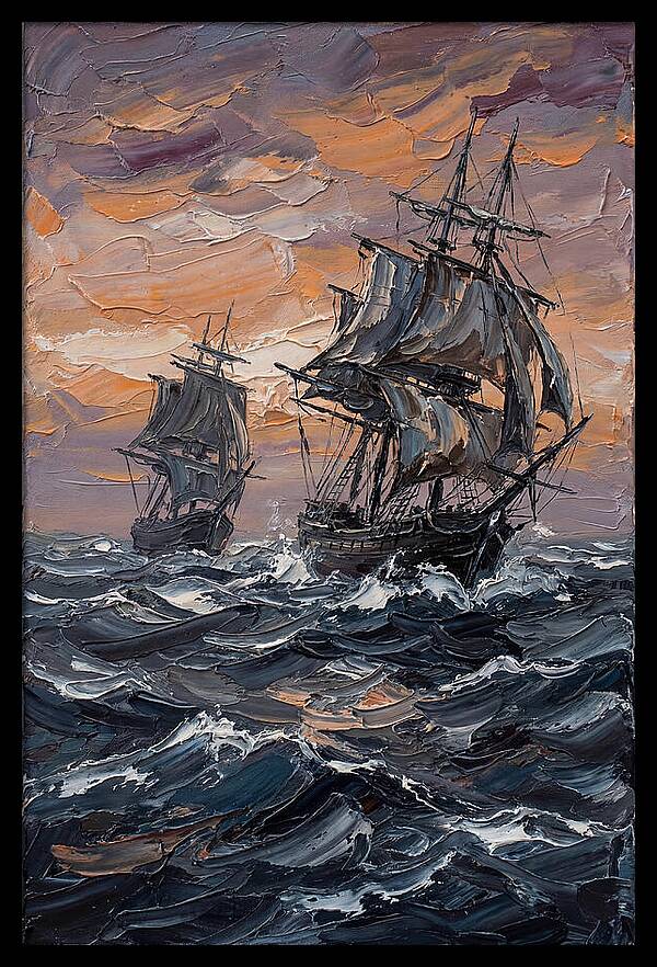 Maritime Adventure At Dusk