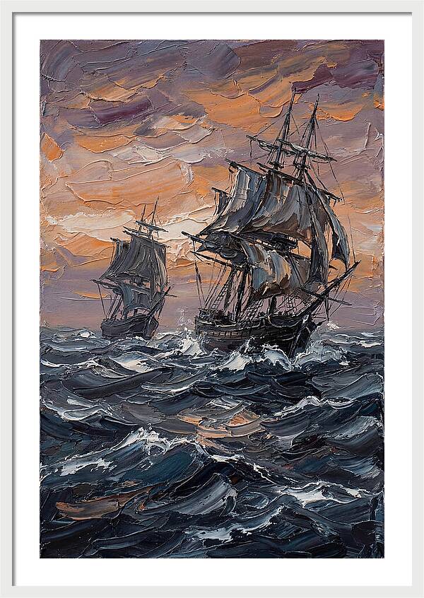 Maritime Adventure At Dusk