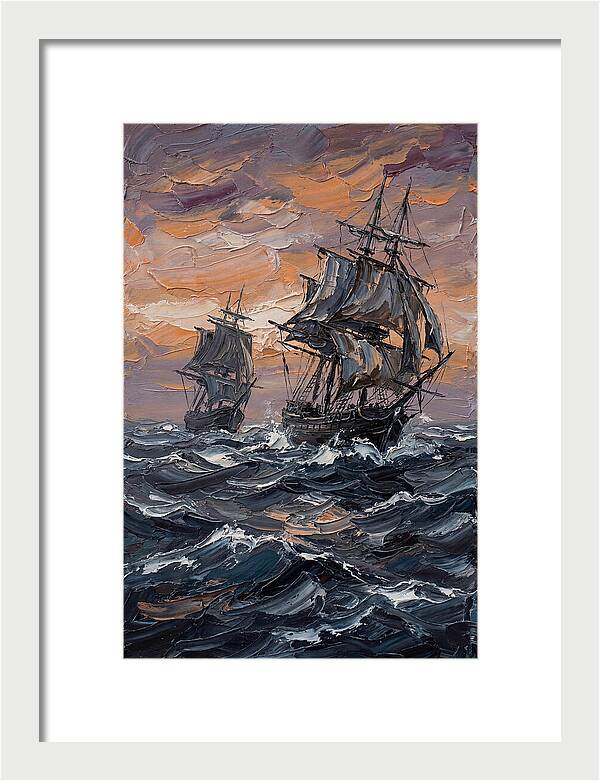 Maritime Adventure At Dusk