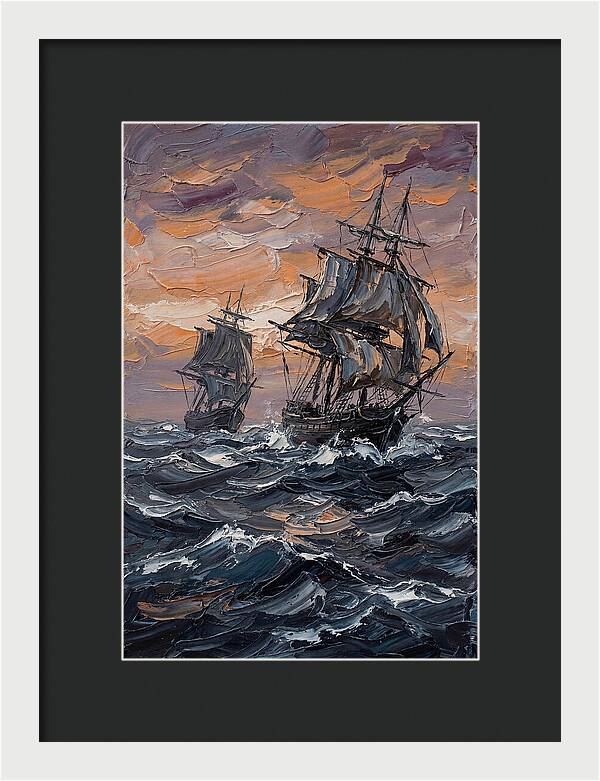 Maritime Adventure At Dusk