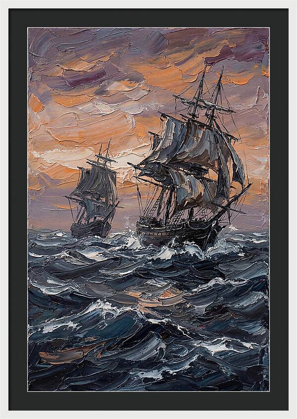 Maritime Adventure At Dusk